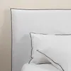 Respaldo con funda con vivos pestaña en Blanco - Dormitorio, Uruguay | Pieza Clave, vista 1 de 32