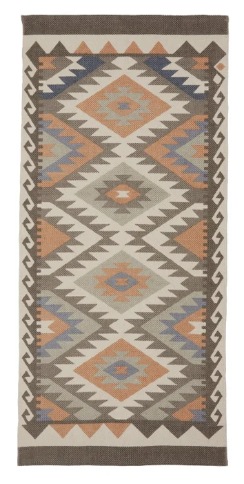 Alfombra REINROSE 65x140 rombos colores en Multicolor - Alfombras, Uruguay | JYSK