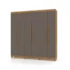 Ropero Placard 6 Puertas 2 Cajones Varios Estantes 100% Mdp - Roperos y placares, Uruguay | Lais Muebles, vista 1 de 4