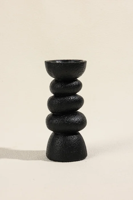Candelabro Mael - Negro en Negro - Velas y Portavelas, Uruguay | Indian