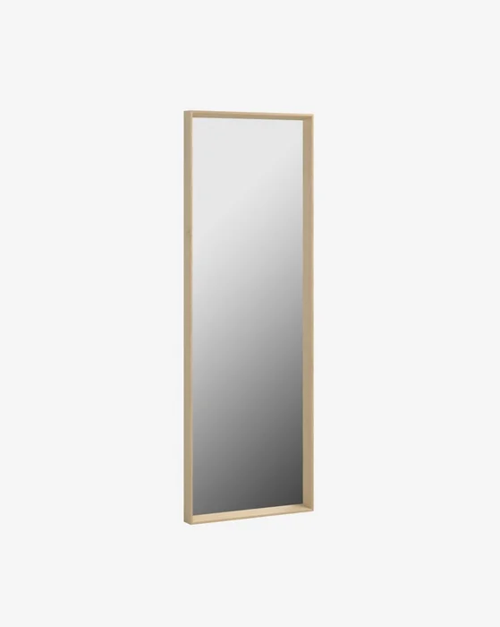 Espejo Nerina 52 x 152 cm con acabado natural en Madera natural - Espejos, Uruguay | Kavehome