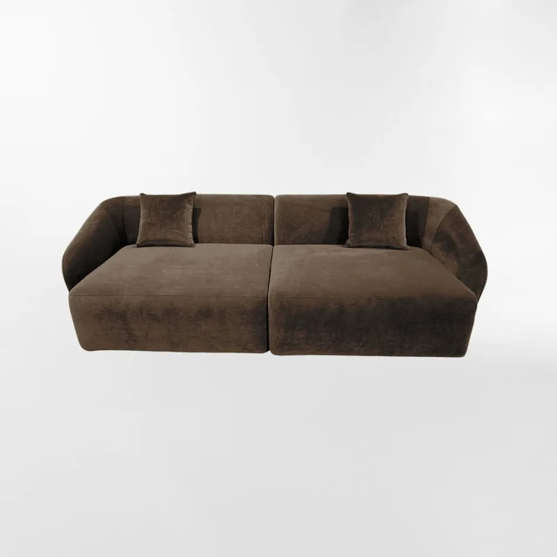 Sillón MOCA MARRÓN 3 CUERPOS en Marrón - Sillones y sofás, Uruguay | Viasono, vista 3
