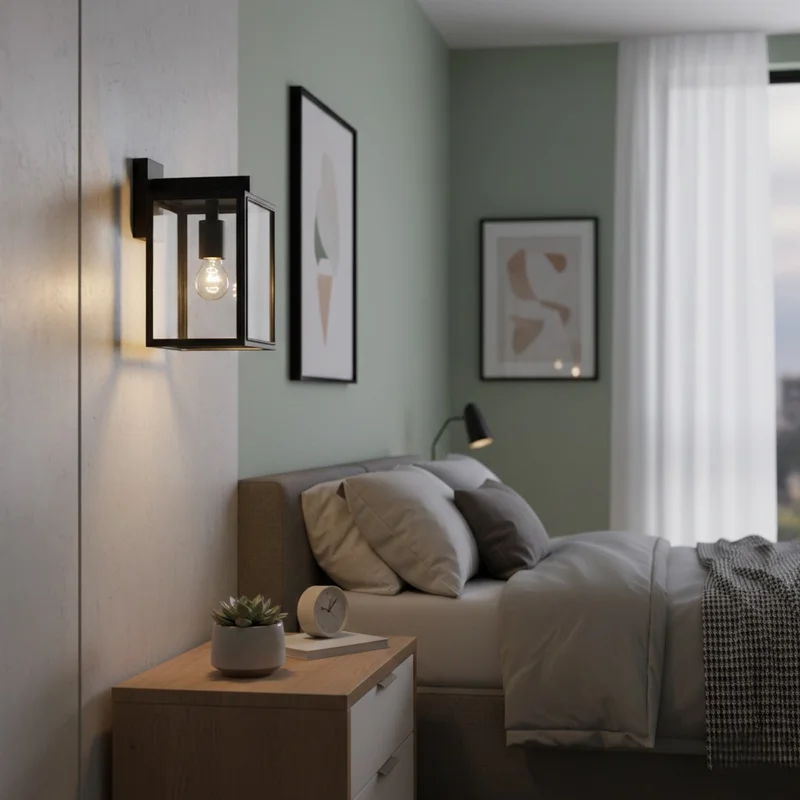 Aplique de Pared Urban Box en Negro - Iluminación, Uruguay | La Perla, vista 4