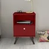 Mesa De Luz Linea Retro Living Dormitorio 1 Cajon Ng Rt3019 en Negro - Butacas, banquetas y puffs, Uruguay | Soy Hogar, vista 5 de 12