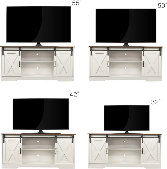 Rack de tv Ohio en Blanco - Muebles para TV, Uruguay | La Cueva Muebles, vista 4