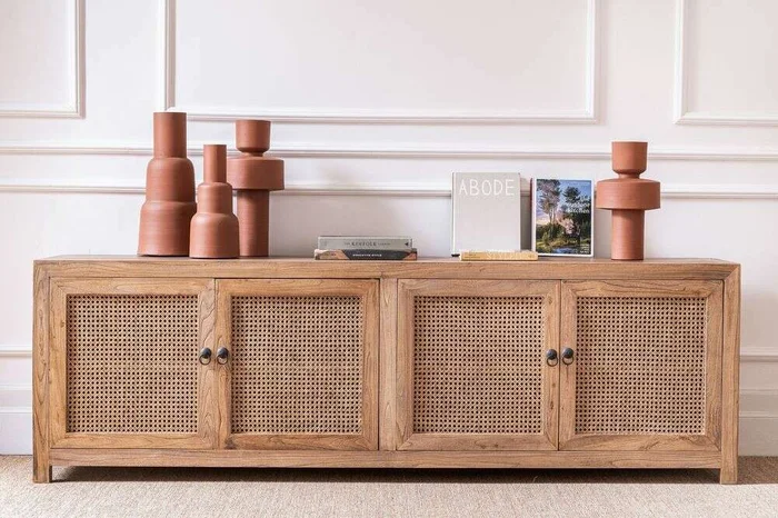 APARADOR BAJO - RACK OLMO NATURAL - 2.10 MTS en Madera natural - Muebles para TV, Uruguay | La Iberica, vista 2