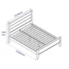 Cama Queen Linea El Dorado en Madera natural - Dormitorio, Uruguay | La Cueva Muebles, vista 6 de 7