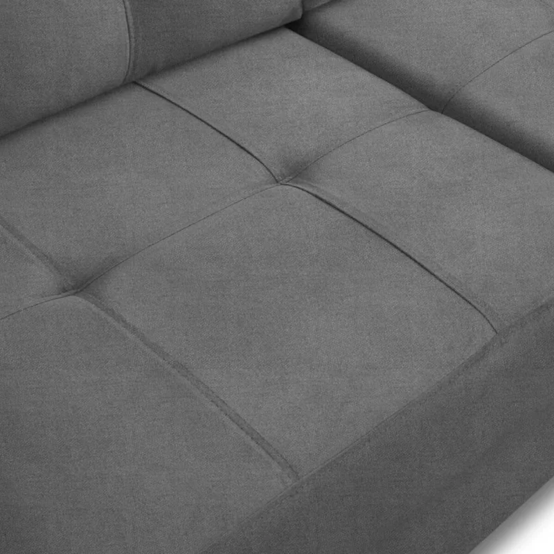 Sillón 3 Cuerpos en tela de Lino - Palazio - Gris en Gris - Sillones y sofás, Uruguay | Rústico Hogar, vista 5