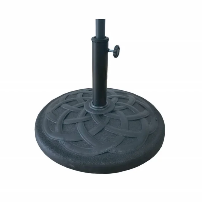 Base para sombrilla 19Kg - Resina en Negro - Muebles para el exterior, Uruguay | Rústico Hogar