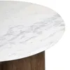 Mesa Ratona Madera-y-marmol Marron Leona Castaño en Marrón - Mesas de living, Uruguay | Divino, vista 3 de 4
