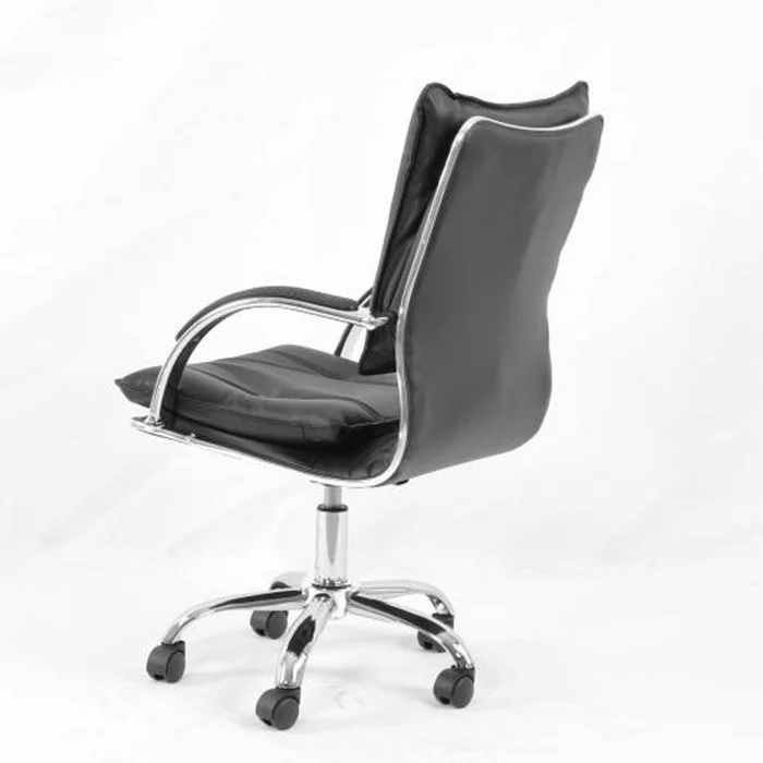 Silla De Escritorio Simil-cuero Negro 6226 en Negro - Escritorios y sillas de escritorio, Uruguay | Divino, vista 3