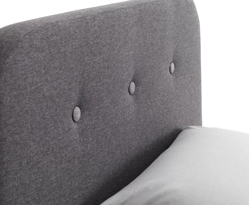 Estructura cama KONGSBERG 1 Plaza 90x200 gris en Gris - Dormitorio, Uruguay | JYSK, vista 3