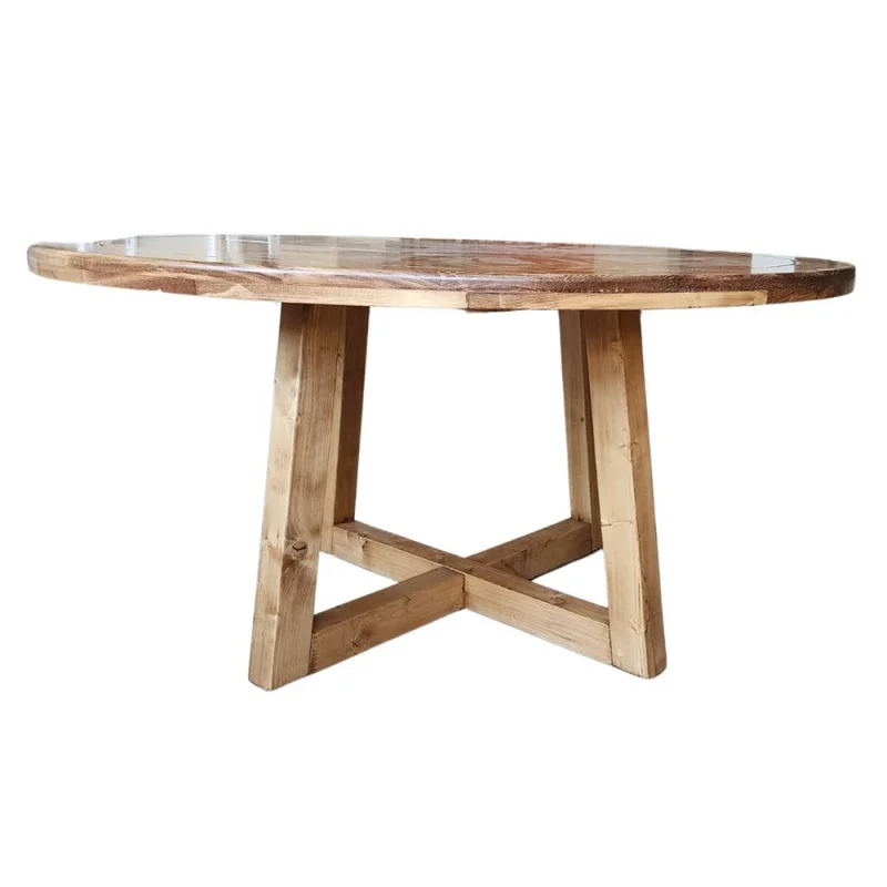 Mesa de comedor redonda en Marrón - Mesas de comedor, Uruguay | La Cueva Muebles, vista 6