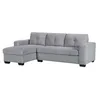 Sofá C/chaise Más De 4 Cuerpos Tela Gris Detroit en Gris - Sillones y sofás, Uruguay | Divino, vista 3 de 7