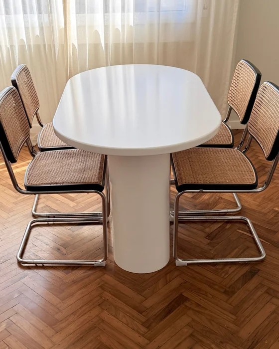 Mesa Comedor PILL | OCTO en Blanco - Mesas de comedor, Uruguay | Octo, vista 2