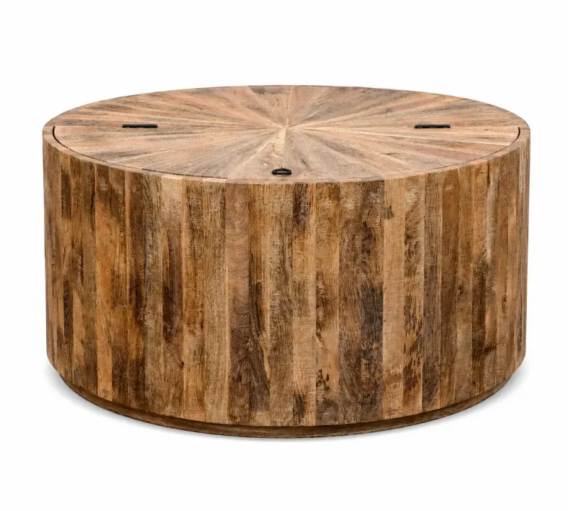 M192 Ratona Baúl 90x90x45 en Madera natural - Mesas de living, Uruguay | Victoriana