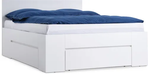 Estructura cama LIMFJORDEN 2 Plazas 140x200 3 cajones blanco en Blanco - Dormitorio, Uruguay | JYSK