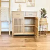 Aparador recibidor de álamo y puertas varilladas en Madera natural - Decoración, Uruguay | Decoramuss, vista 2 de 3
