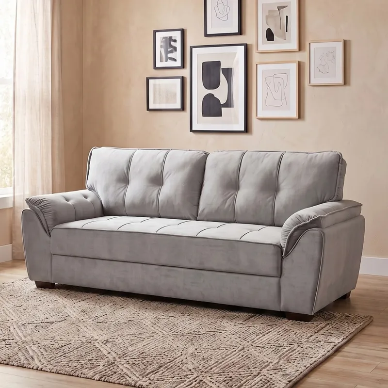 Sillón 3 Cuerpos Montana - Alcohol clean - Arena en Beige - Sillones y sofás, Uruguay | Rústico Hogar
