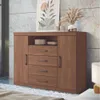 Comodas Cajoneras 2 Puertas 4 Cajones Dormitorio Jatoba - Cómodas, Uruguay | Lais Muebles, vista 3 de 3