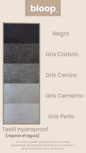 Sofá Teddy - Hydroproof (tonos grises) en Gris - Sillones y sofás, Uruguay | Bloop Home, vista 8
