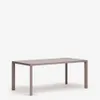 Mesa de exterior Culip de aluminio con acabado marrón - 180 x 90 cm en Marrón - Mesas de comedor, Uruguay | Kavehome, vista 1 de 6