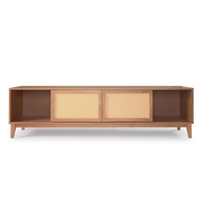 Rack Tv 2 Puertas 1 Cajon Urban Oak-miel 1.90 en Madera natural - Muebles para TV, Uruguay | Albanés, vista 2