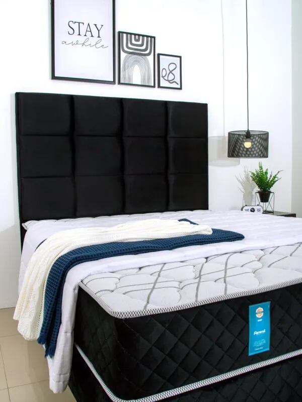 Respaldo SOFIA en Negro - Respaldos de cama, Uruguay | Palermo Casa Deco