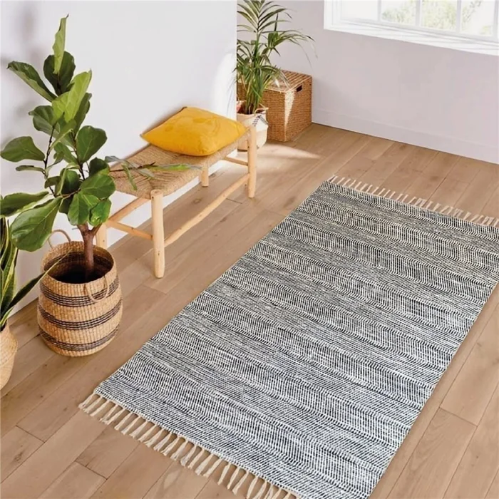 ALFOMBRA 170X250CM JASPEADO FLECOS NATURAL Y NAVY - Alfombras, Uruguay | Decohogar, vista 2