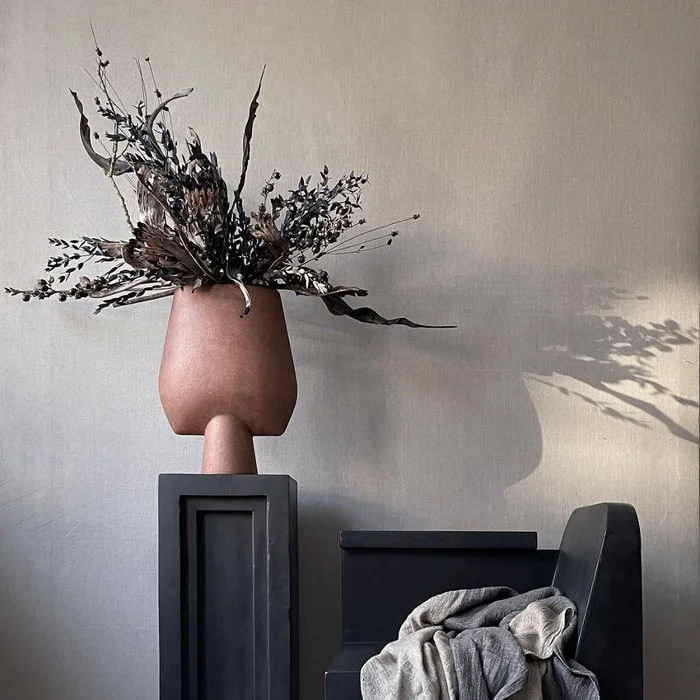 JARRON MUD Marrón Extra Large - Decoración, Uruguay | Viasono