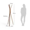 Perchero Chelsey madera maciza de caucho 170 cm en Madera natural - Percheros y colgadores, Uruguay | Kavehome, vista 4 de 4