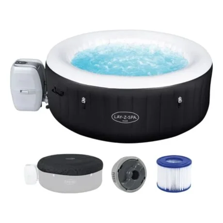 Jacuzzi Inflable Bestway Lay Z Spa Miami en Negro - Muebles para el exterior, Uruguay | La Cueva Muebles, vista 12