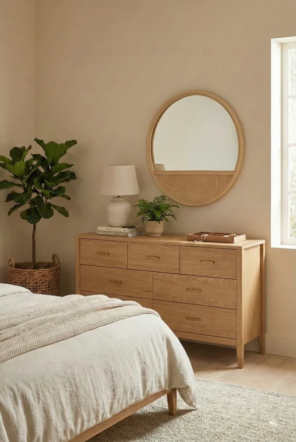 Espejo Greco en Madera natural - Espejos, Uruguay | Indrana, vista 2