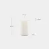 Mesa de centro Albanella de cemento con acabado blanco brillante Ø65 cm - Ø65 cm en Blanco - Mesas de comedor, Uruguay | Kavehome, vista 8 de 8