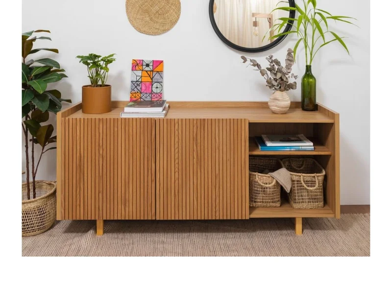 Aparador PLISSE 1.60 m en Madera natural - Aparadores y recibidores, Uruguay | Finkel, vista 3