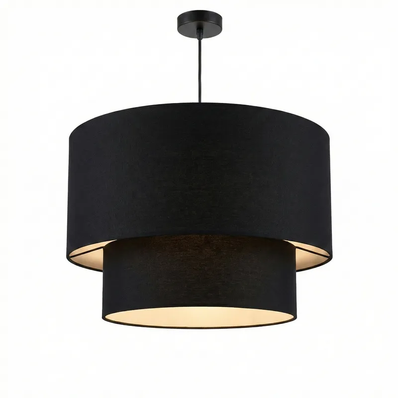 Colgante Aura Noir Dual en Negro - Lámparas colgantes, Uruguay | La Perla