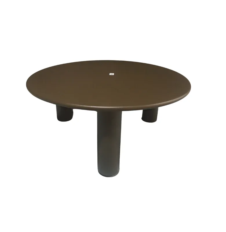 MESA IBIZA CENTRO EXTERIOR ALUMINIO en Marrón - Muebles para el exterior, Uruguay | Masinfinito Casa
