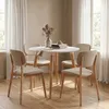 Mesa de Comedor Veneza - Redonda - Blanco y Cedro en Blanco - Mesas de comedor, Uruguay | NYR, vista 3 de 3