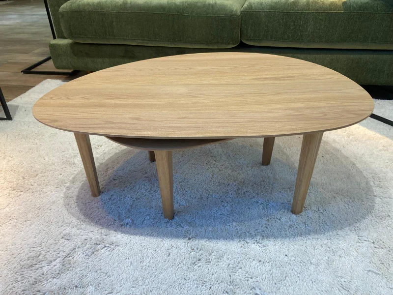 Conjunto Mesa de Centro Capri - Olmo en Madera natural - Mesas de living, Uruguay | Berna Home, vista 5