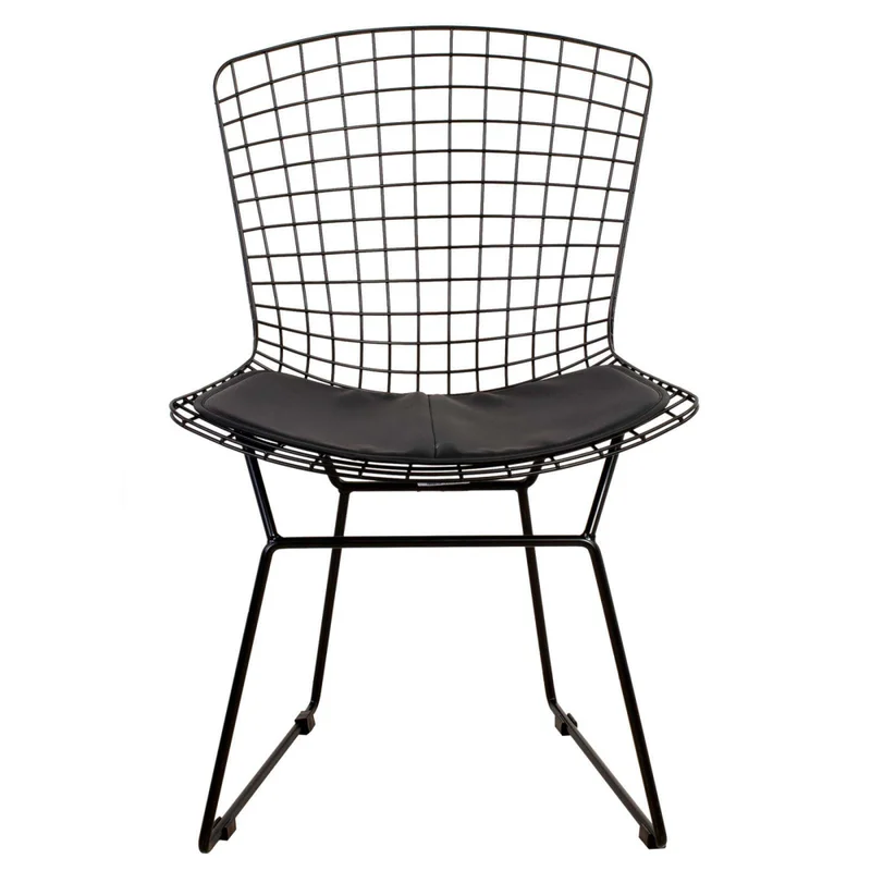 Silla Metal Negro Bertoia C-451 en Negro - Sillas, Uruguay | Divino, vista 4
