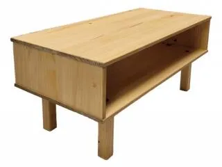 Mesa de centro Mel Linea Nordica en Madera Maciza - Mesas de living, Uruguay | Que Sal Muebleria