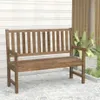 Banco de jardin 2 cuerpos Linea Naturale en Madera natural - Muebles para el exterior, Uruguay | La Cueva Muebles, vista 3 de 4