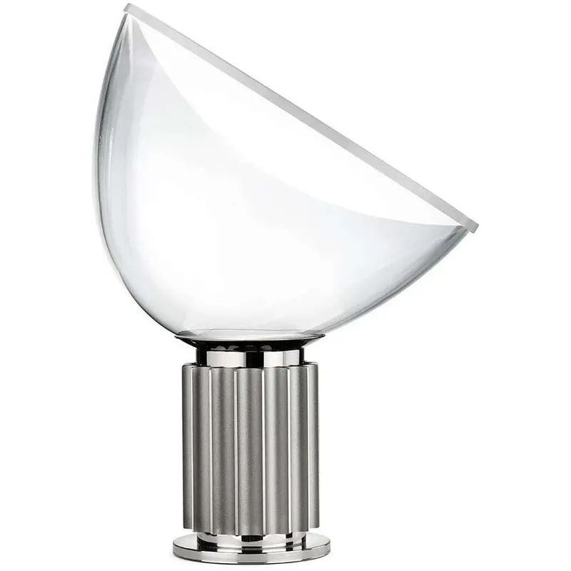 Taccia Small Grey en Plateado - Lámparas de mesa, Uruguay | Darko Lighting