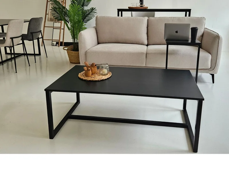 Mesa de Living BLACK Rectangular en Negro - Mesas de living, Uruguay | Finkel, vista 3