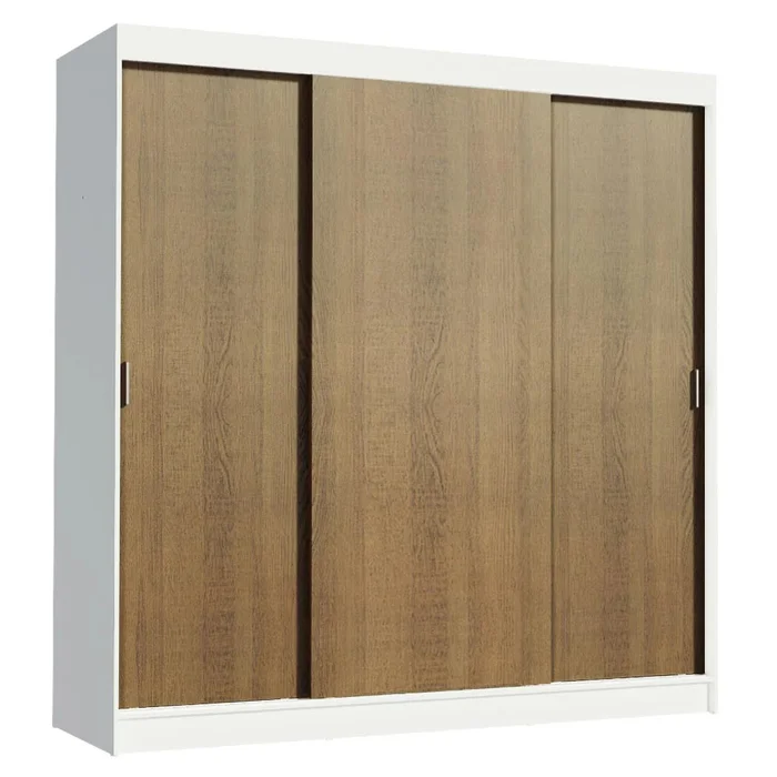 Ropero Placard Matrimonial Reno 180CM Pareja 3 Puertas Corredizas en Multicolor - Roperos y placares, Uruguay | Balton, vista 10