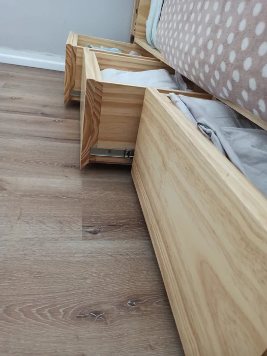 Cama Ginebra en Madera natural - Dormitorio, Uruguay | Tree House Deco, vista 4