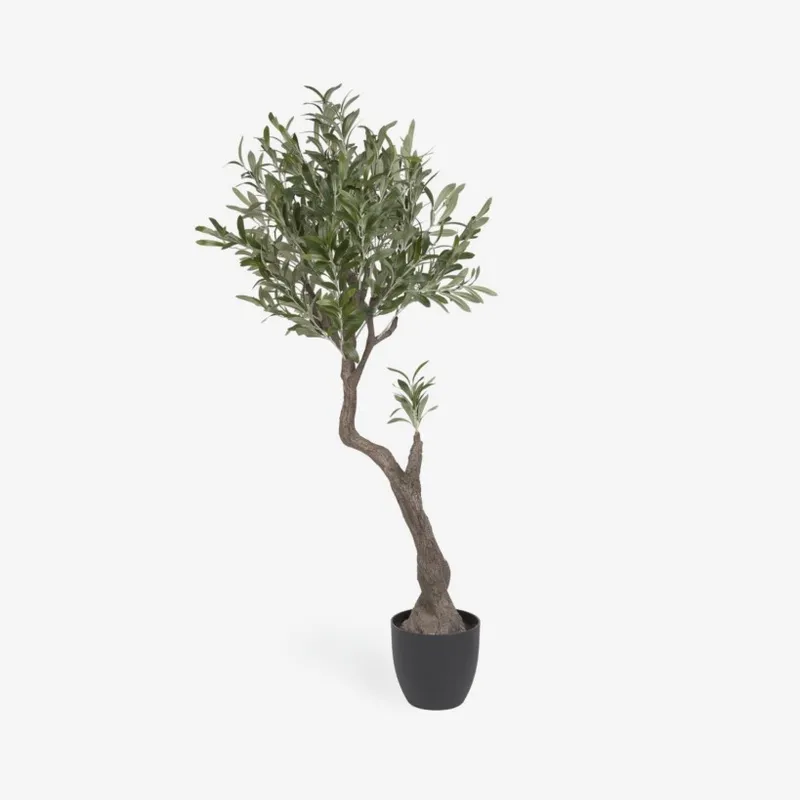 Planta artificial Olivo con maceta negro 140 cm en Negro - Muebles para el exterior, Uruguay | Kavehome