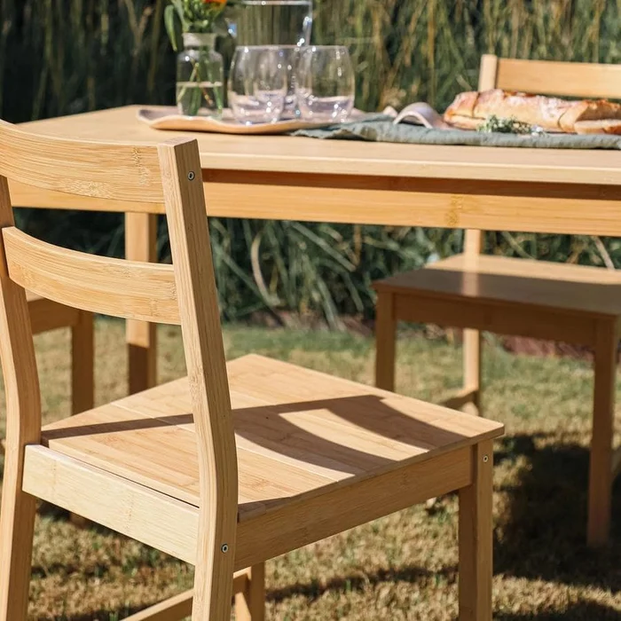 Juego Comedor Nápoles (Incluye Mesa + Sillas) - Muebles, Uruguay | Uruguay Bamboo, vista 2