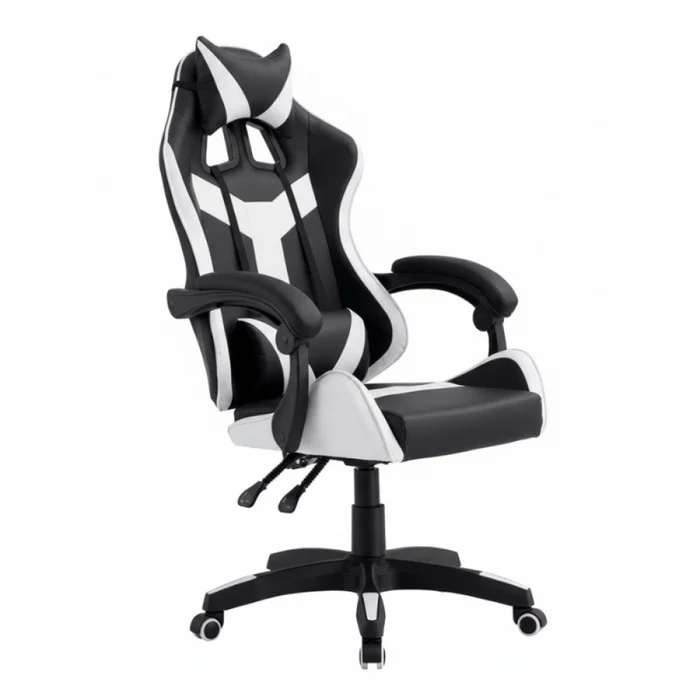 Silla Gamer Ergonomica Blanco en Blanco - Escritorios y sillas de escritorio, Uruguay | Unilux