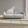 Sofá 3 Cuerpos Tela Gris Charlotte en Gris - Sillones y sofás, Uruguay | Divino, vista 1 de 6